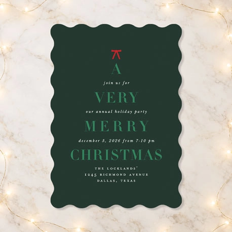 Holiday Party Invitations