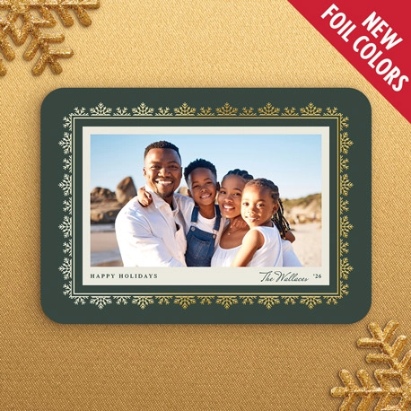 Foil Holiday Cards